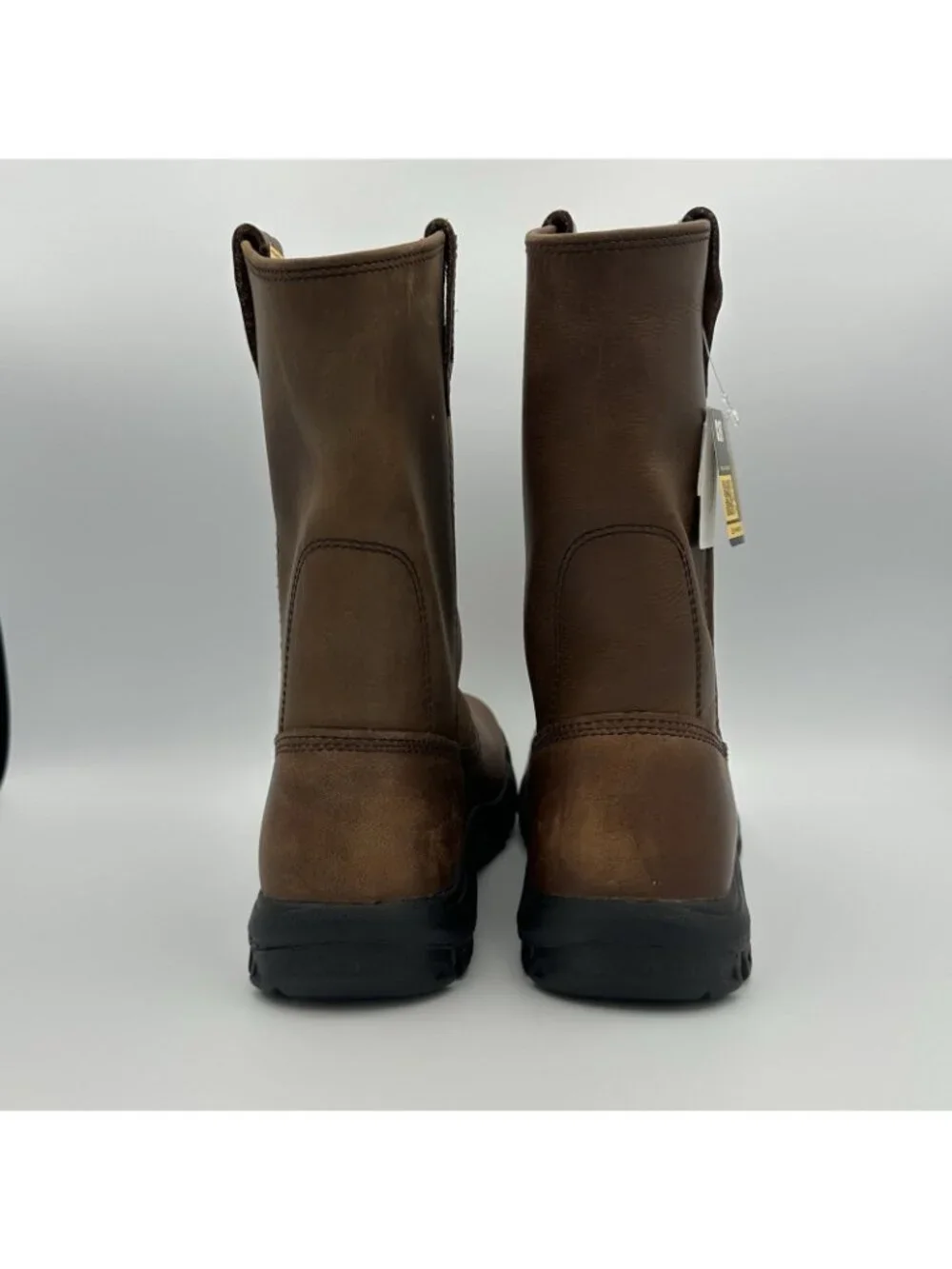 Caterpillar  Drawbar Men's Size 7.5 US Brown Leather Pull-On Work Boots F2892-18